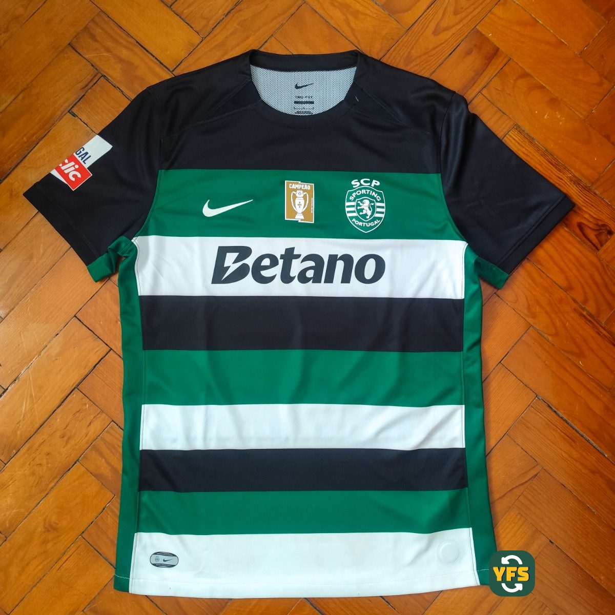 Sporting Clube Portugal 2024-2025 Home Match Worn Nike - YourFootballShirt - Photo 1