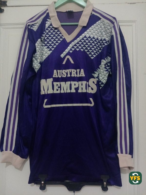 Austria Wien 1990-1991 Home Issued Adidas - YourFootballShirt - Photo 1