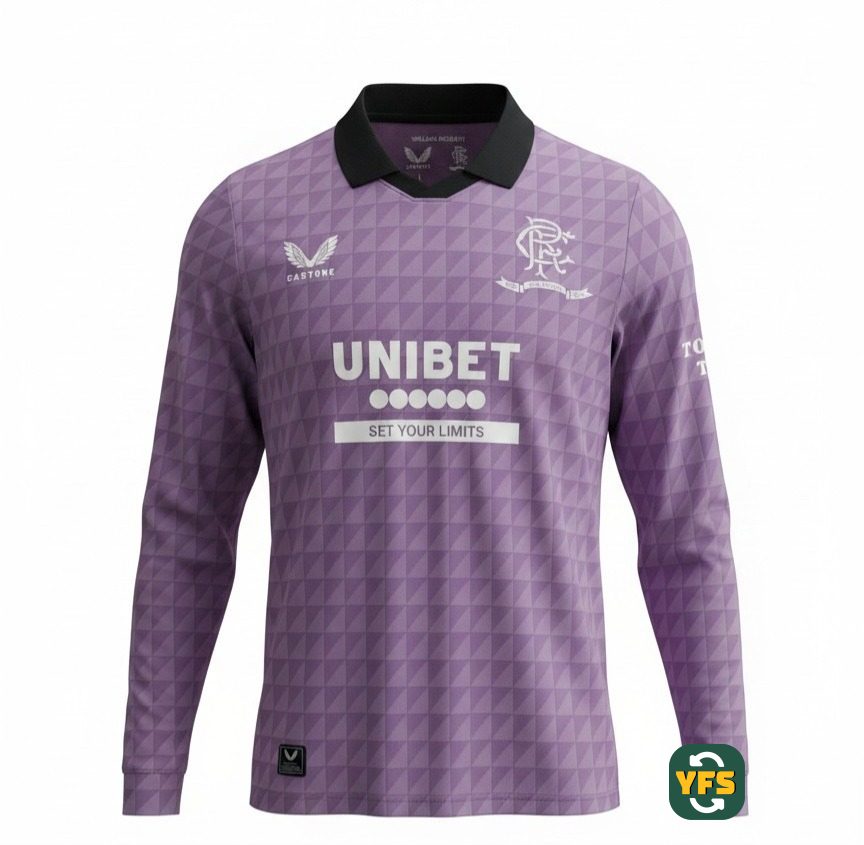 Glasgow Rangers 2021-2022 Third Pro Version Castore - YourFootballShirt - Photo 1