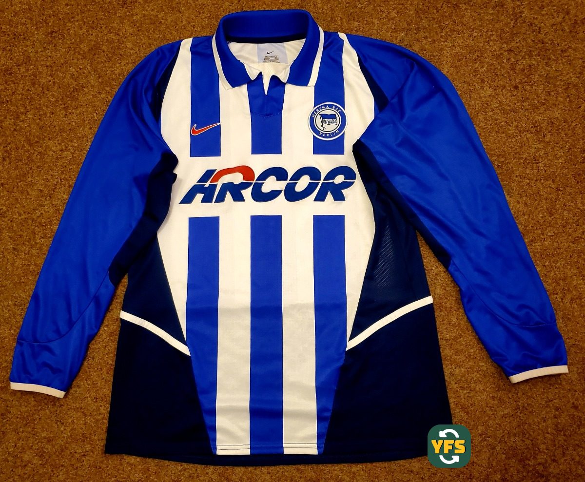 Hertha Berlin 2002-2003 Home Pro Version Nike - YourFootballShirt - Photo 1