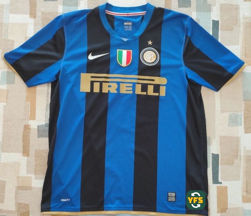 Inter Milan 2008-2009 Home Issued Nike - YourFootballShirt - Photo 1