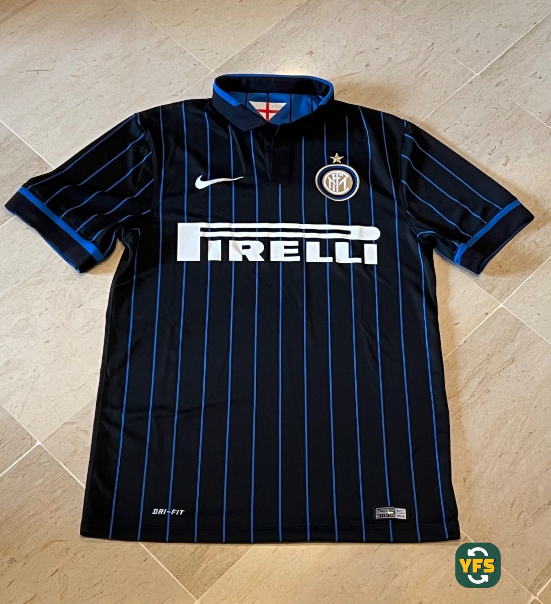 Inter Milan 2014-2015 Home Pro Version Nike - YourFootballShirt - Photo 1