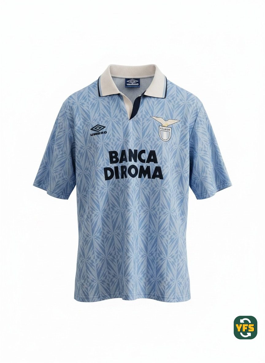 SS Lazio 1992-1993 Home Store Version Umbro - YourFootballShirt - Photo 1