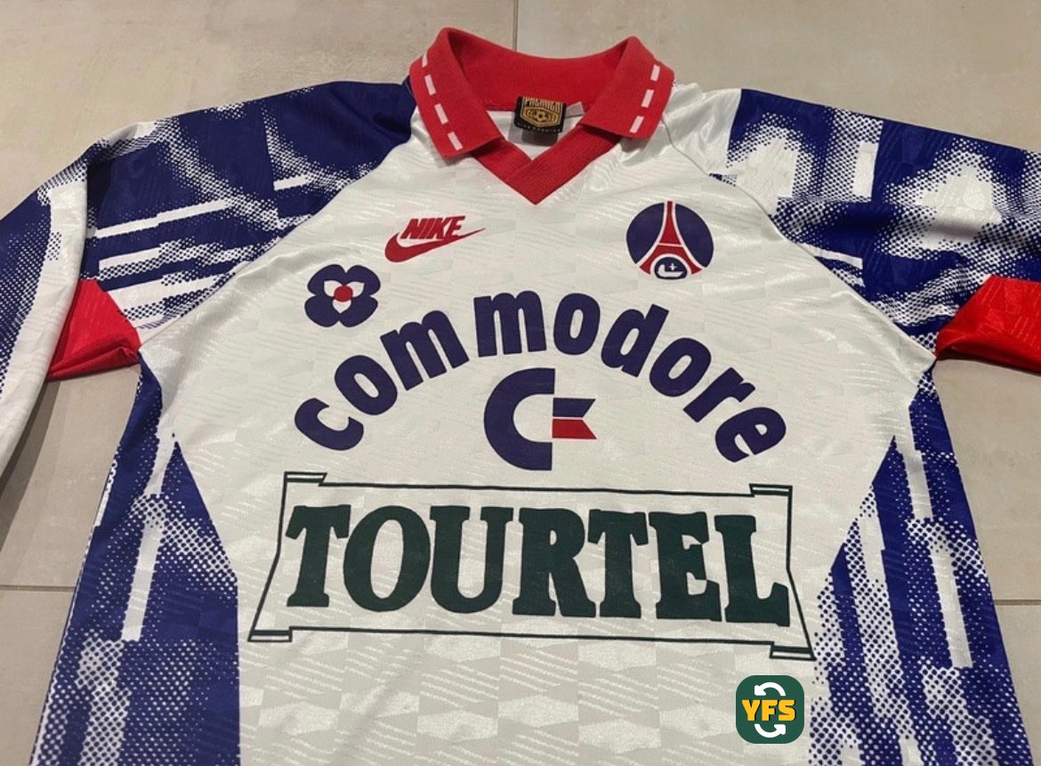 PSG 1992-1993 Home Store Version Nike - YourFootballShirt - Photo 1