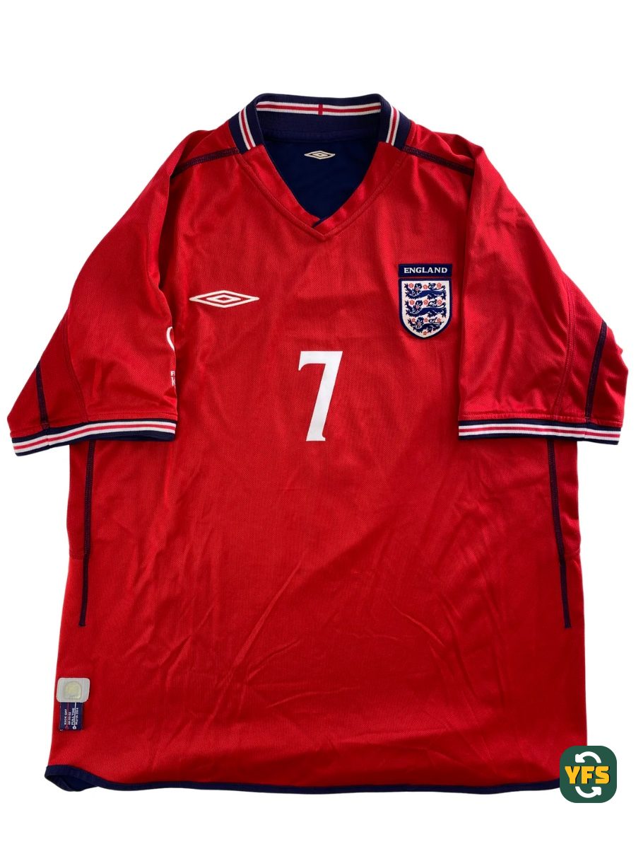 England 2002-2003 Away Beckham #7