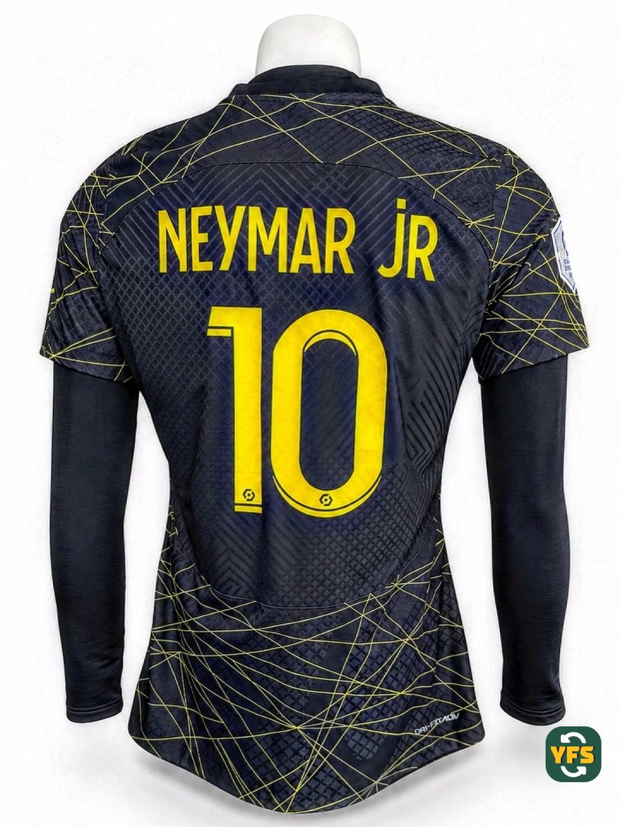 PSG 2022-2023 Fourth Match Worn Jordan - YourFootballShirt - Photo 1