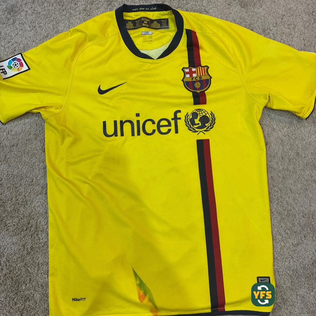 FC Barcelona 2007-2008 Away Store Version Nike - YourFootballShirt - Photo 1