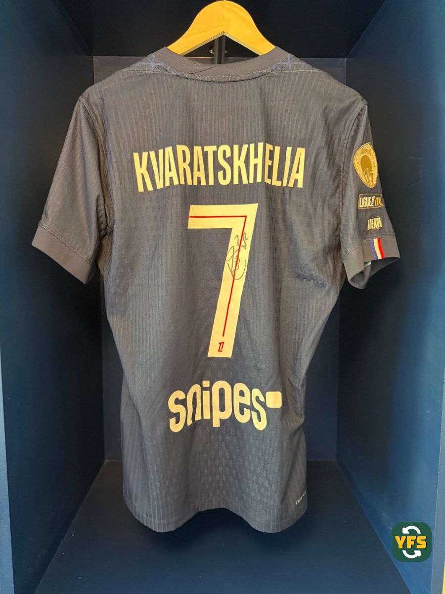 PSG 2025-2026 Home Match Worn Nike - YourFootballShirt - Photo 1