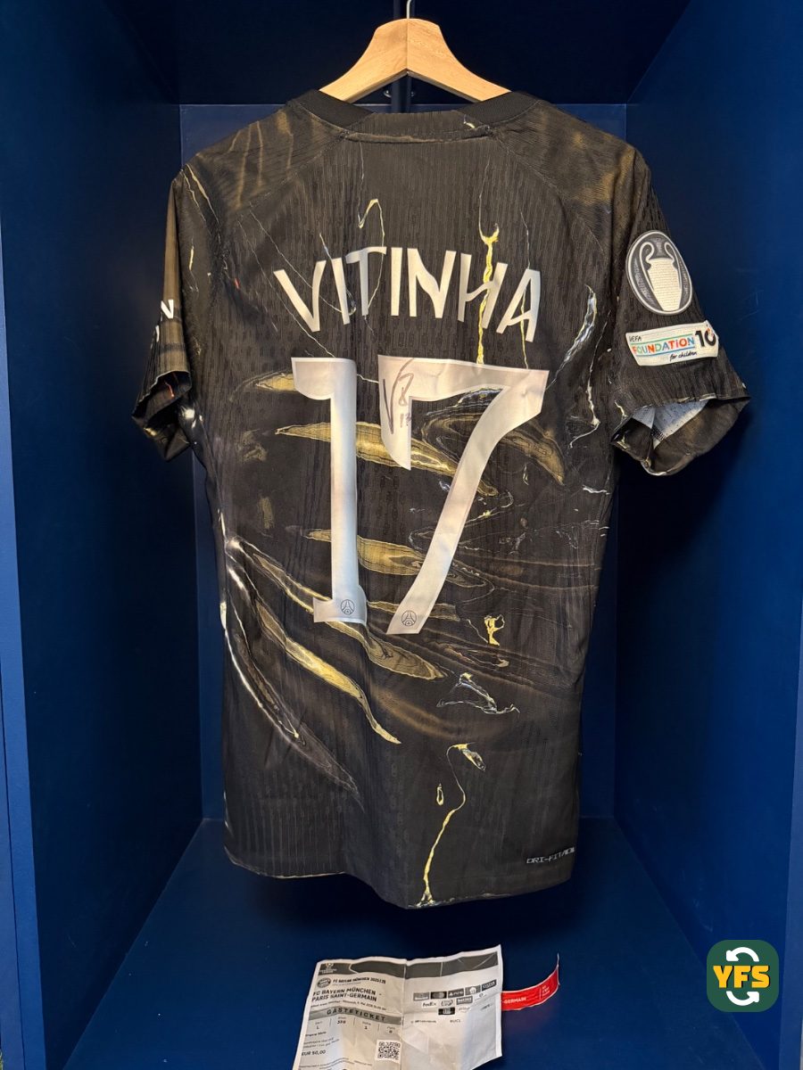 PSG 2025-2026 Third Match Worn Nike - YourFootballShirt - Photo 1