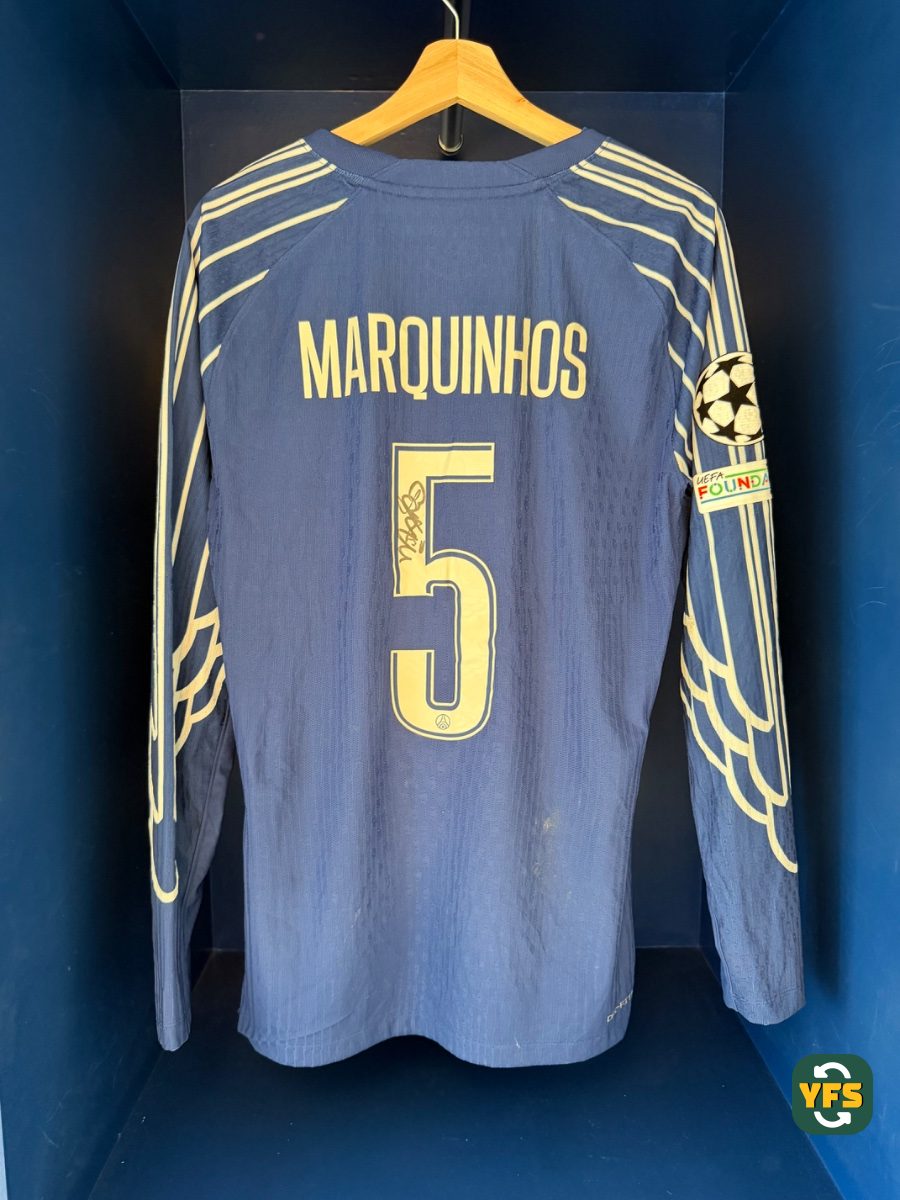 PSG 2024-2025 Third Match Worn Nike - YourFootballShirt - Photo 1