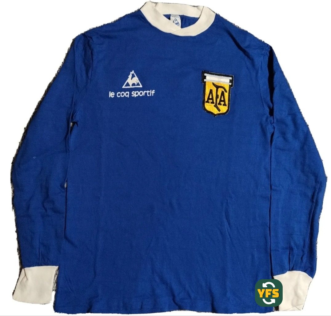 Argentina 1982-1983 Home Match Worn Le Coq Sportif - YourFootballShirt