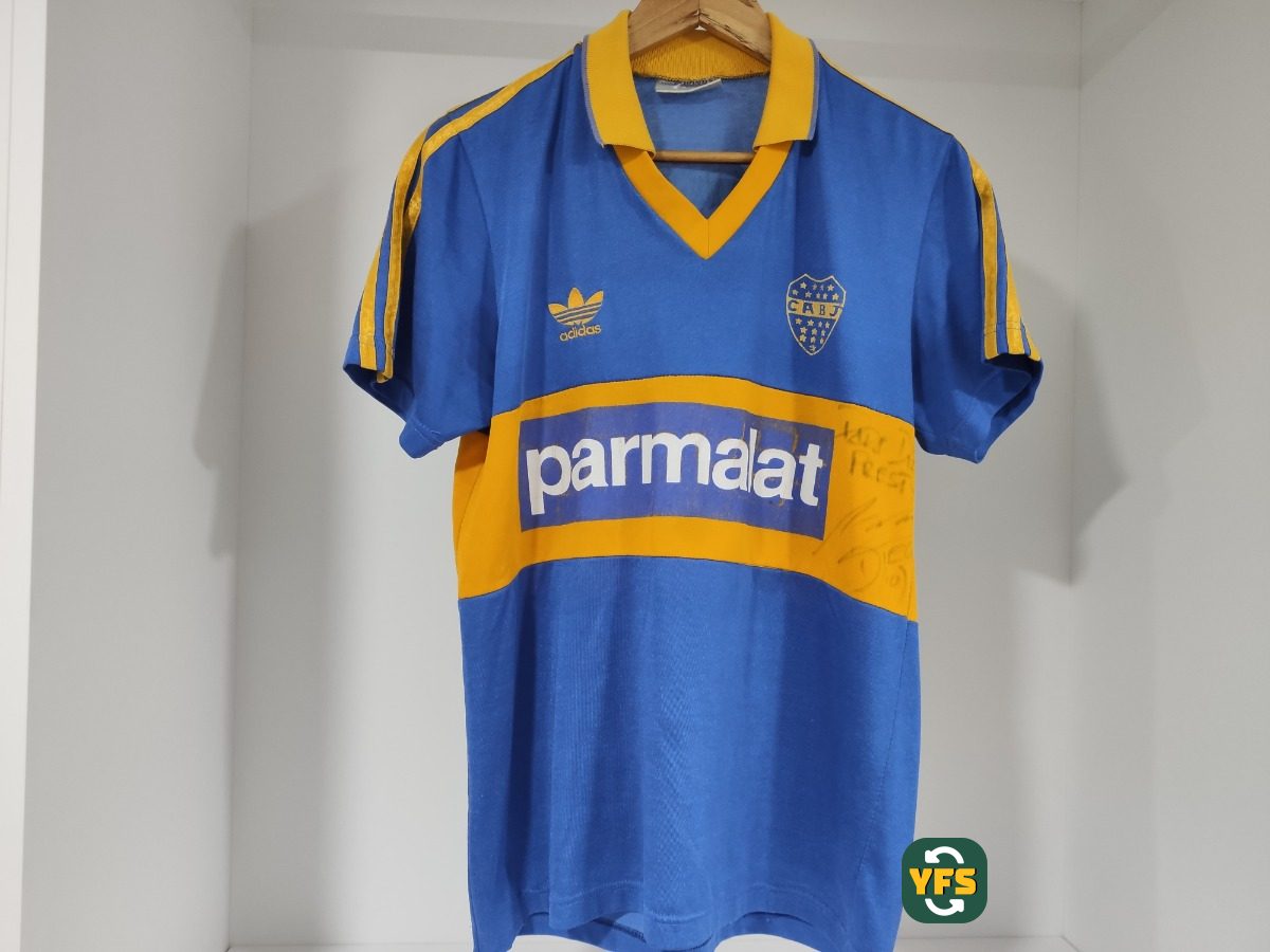 Boca juniors 1992-1993 Home Store Version Adidas - YourFootballShirt - Photo 1