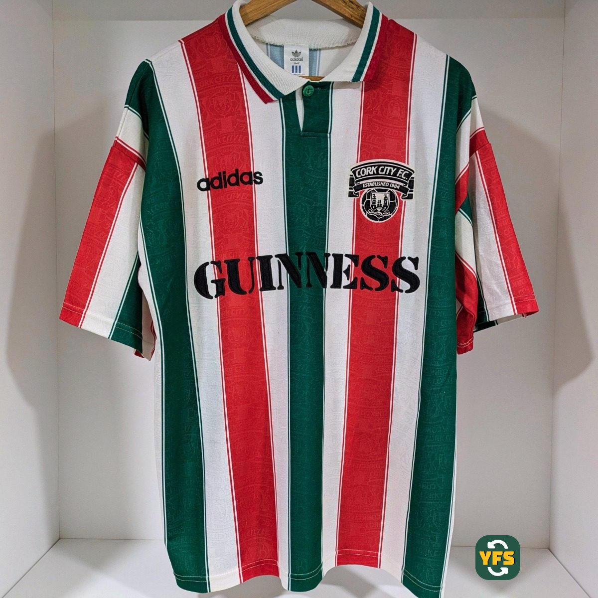 Cork City 1993-1994 Home Store Version Adidas - YourFootballShirt