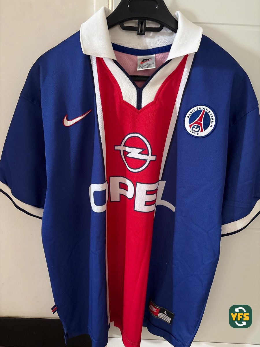 PSG 1997-1998 Home Store Version Nike - YourFootballShirt - Photo 1