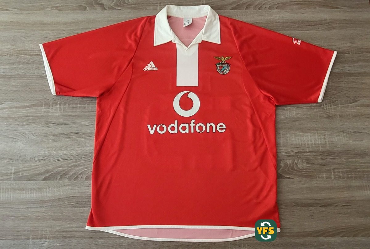 Benfica Lisbon 2003-2004 Home Store Version Adidas - YourFootballShirt - Photo 1