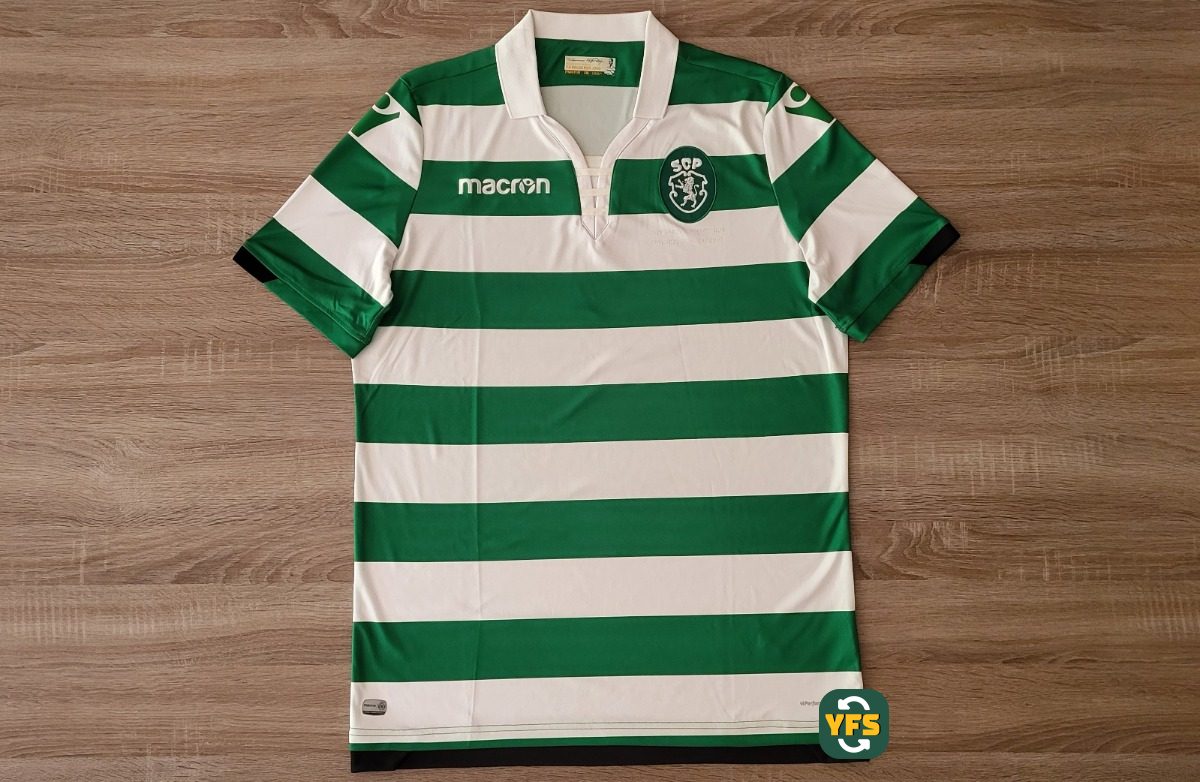 Sporting Clube Portugal 2018-2019 Home Store Version Macron - YourFootballShirt - Photo 1