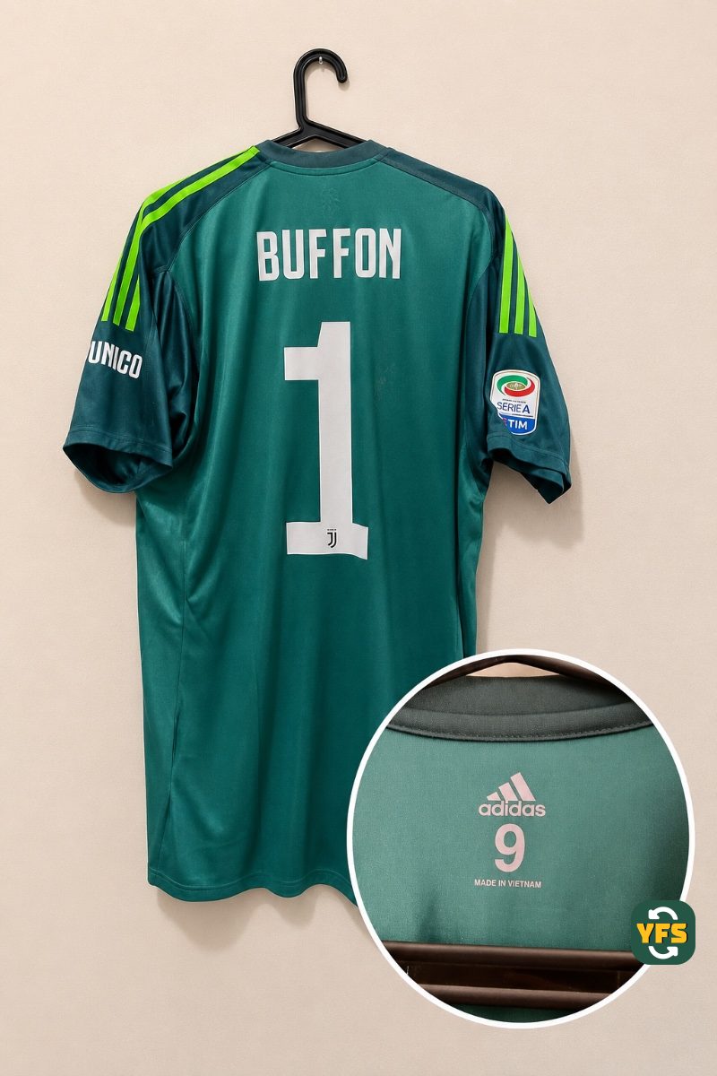 Juventus Turin 2017-2018 Home Match Worn Adidas - YourFootballShirt - Photo 1