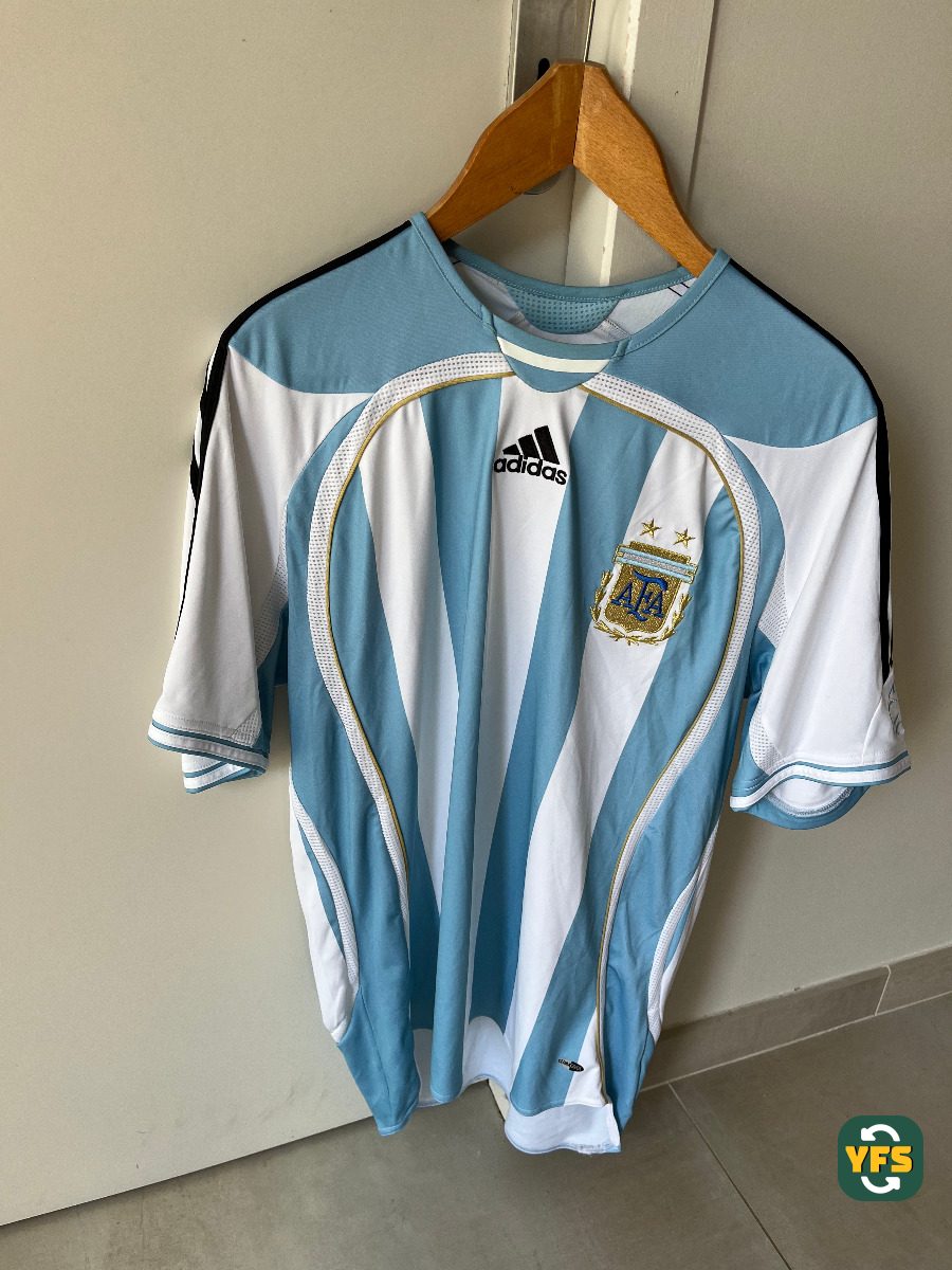 Argentine 2006-2007 Home Store Version Adidas - YourFootballShirt - Photo 1