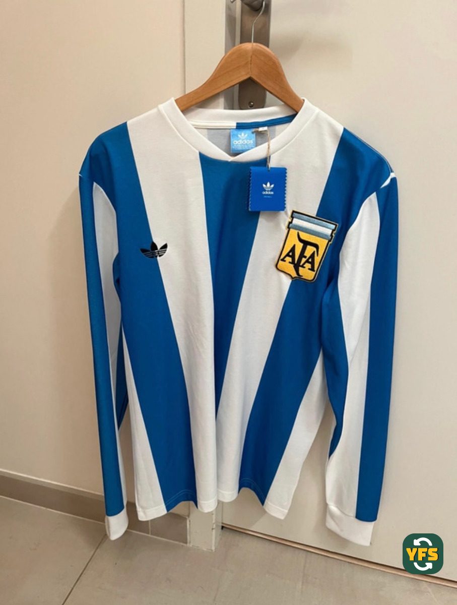Argentine 1978-1979 Home Store Version Adidas original - YourFootballShirt - Photo 1
