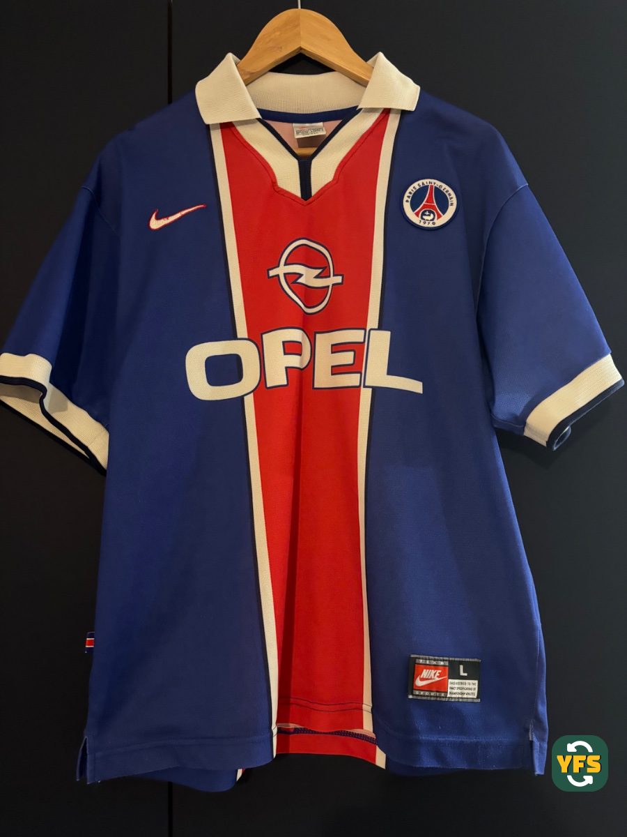 PSG 1997-1998 Home Store Version Nike - YourFootballShirt - Photo 1