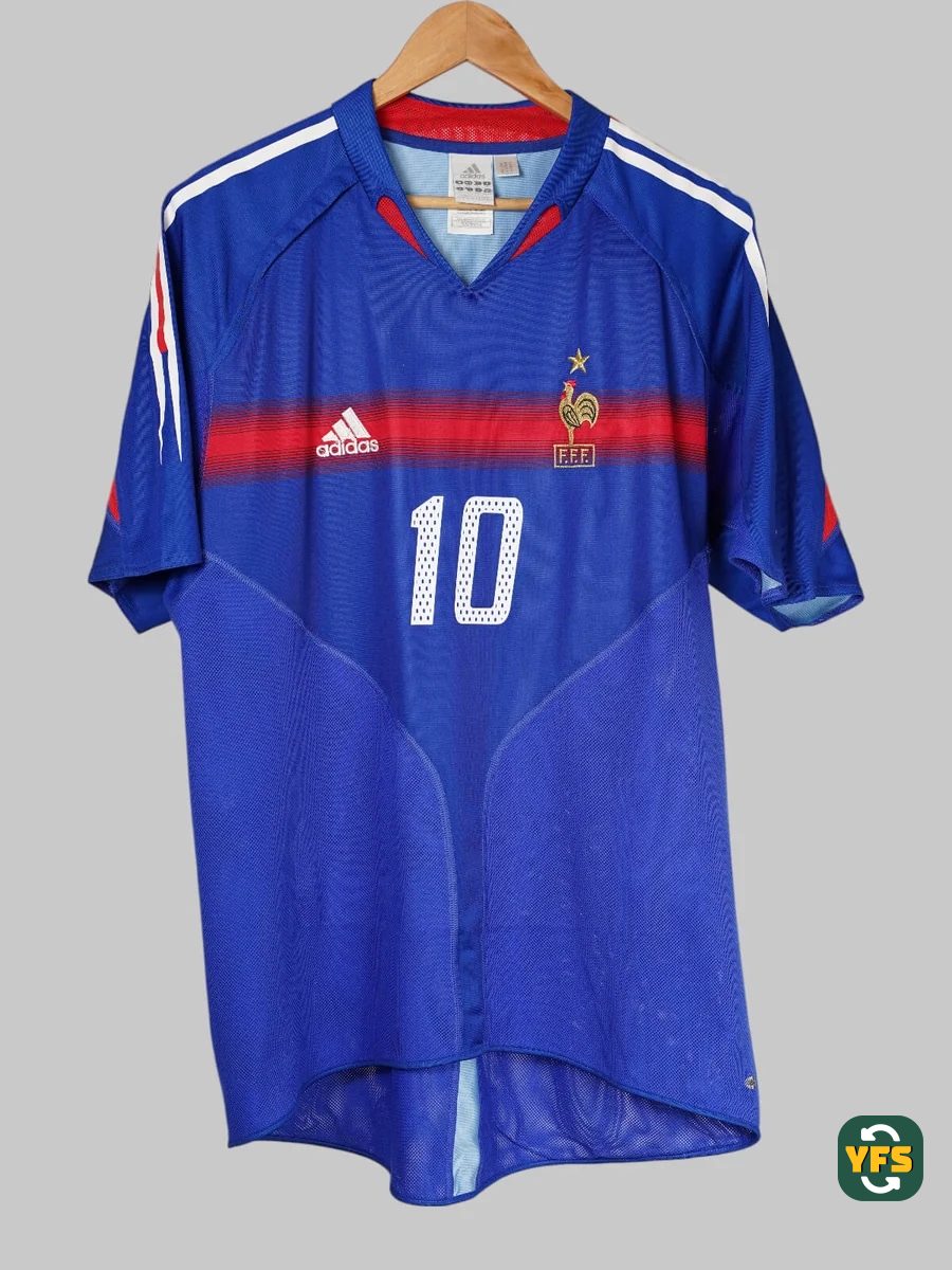 France 2004-2005 Home Store Version Adidas - YourFootballShirt
