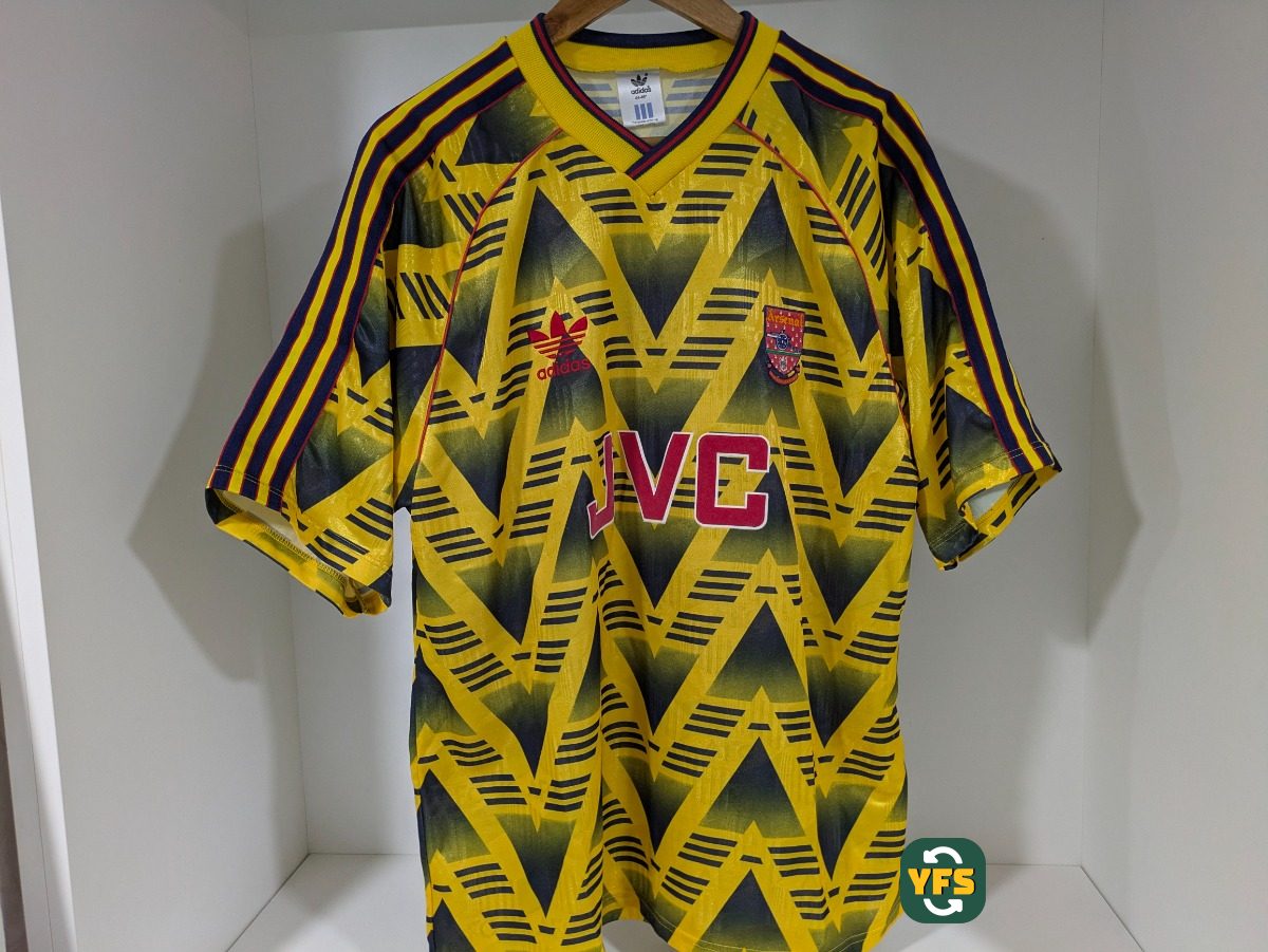 Arsenal 1991-1992 Away Store Version Adidas - YourFootballShirt - Photo 1