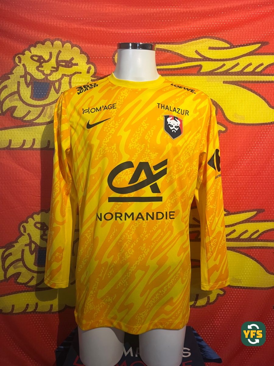 SM Caen 2025-2026 Goalkeeper Issued Nike - YourFootballShirt - Photo 1