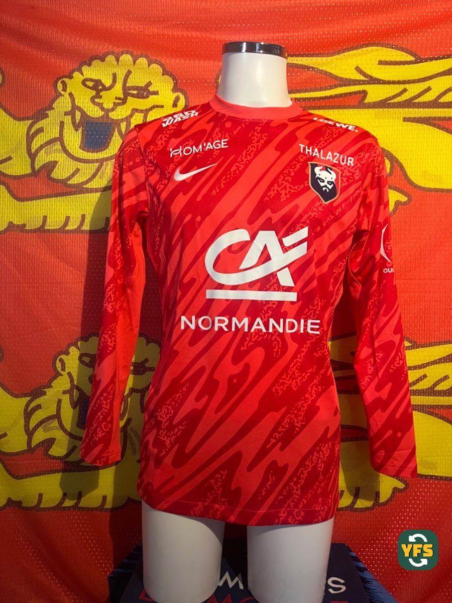 SM Caen 2025-2026 Goalkeeper Issued Nike - YourFootballShirt - Photo 1