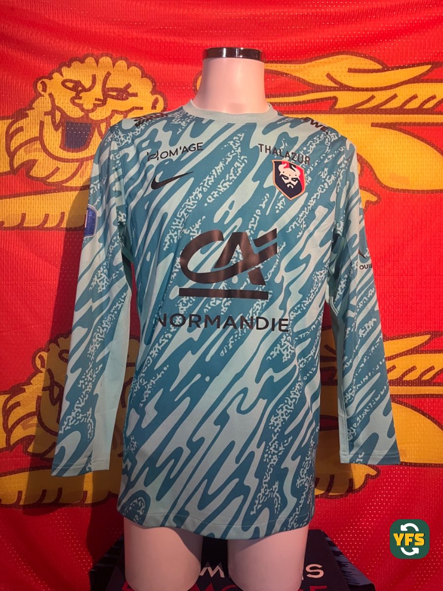 SM Caen 2025-2026 Goalkeeper Issued Nike - YourFootballShirt - Photo 1