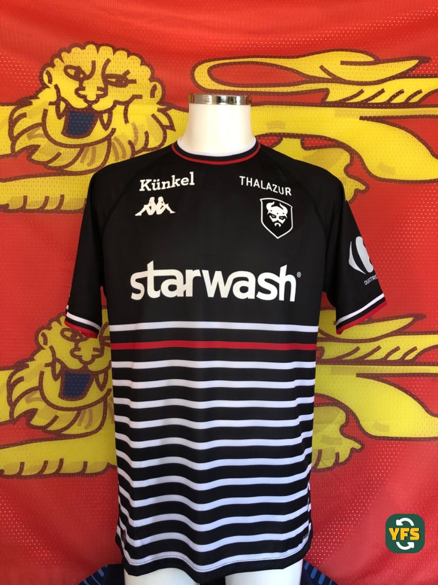 SM Caen 2024-2025 Away Issued Kappa - YourFootballShirt - Photo 1