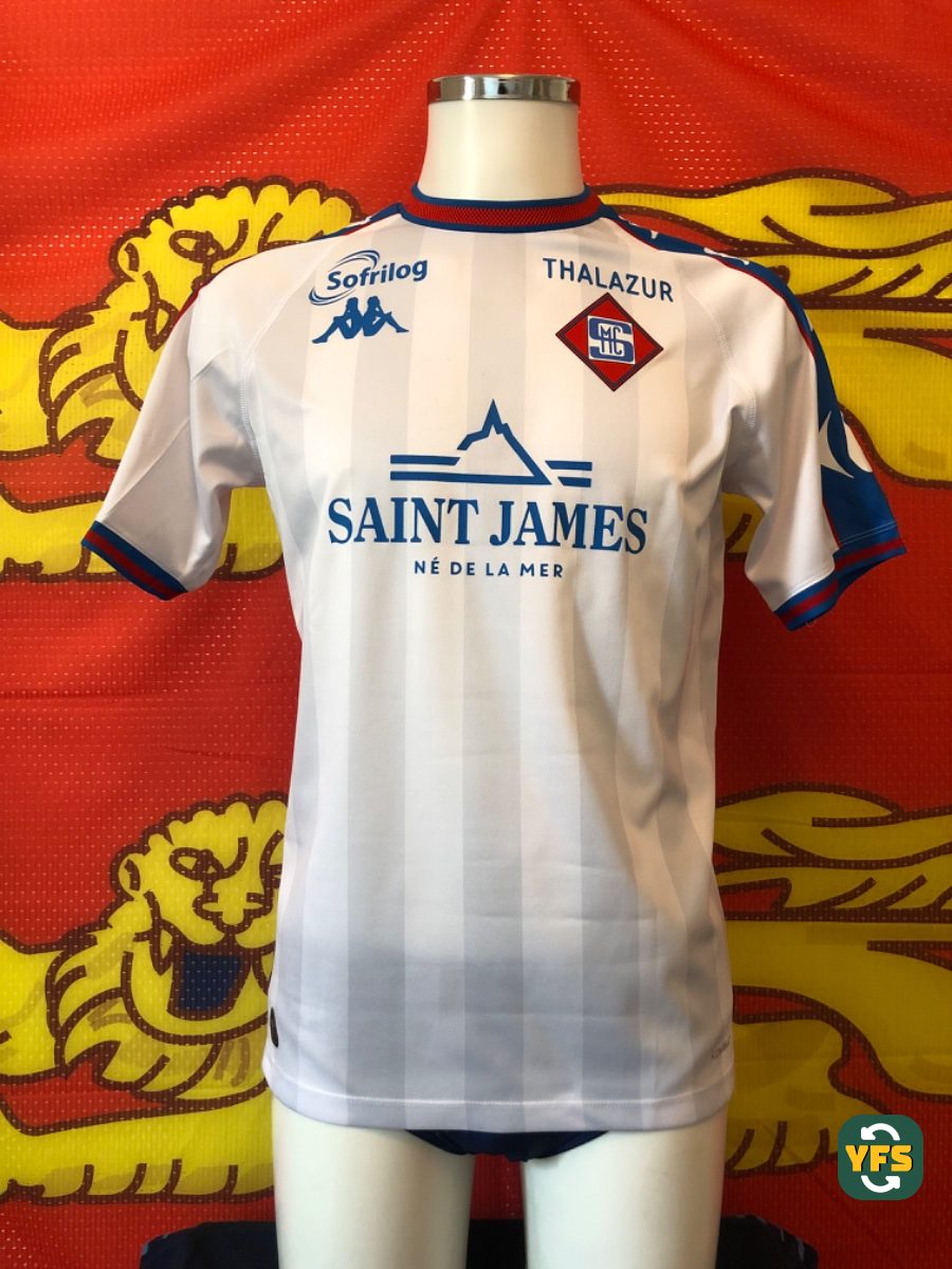 SM Caen 2024-2025 Special edition Match Worn Kappa - YourFootballShirt - Photo 1