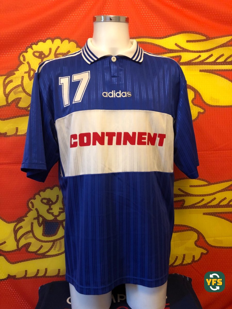 SM Caen 1999-2000 Third Match Worn Adidas - YourFootballShirt - Photo 1