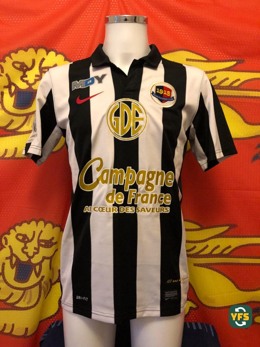 SM Caen 2013-2014 Away Match Worn Nike - YourFootballShirt - Photo 1