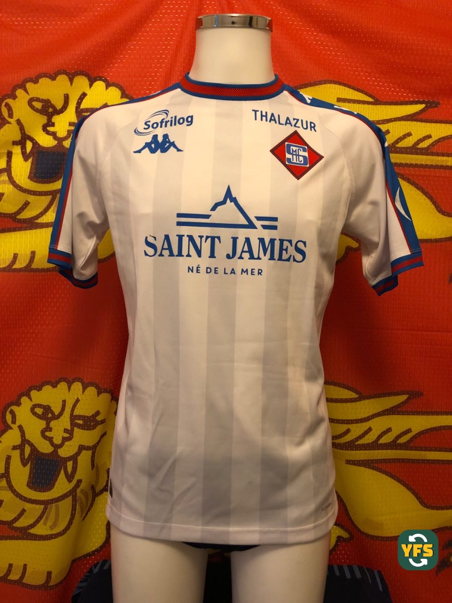 SM Caen 2024-2025 Third Match Worn Kappa - YourFootballShirt - Photo 1