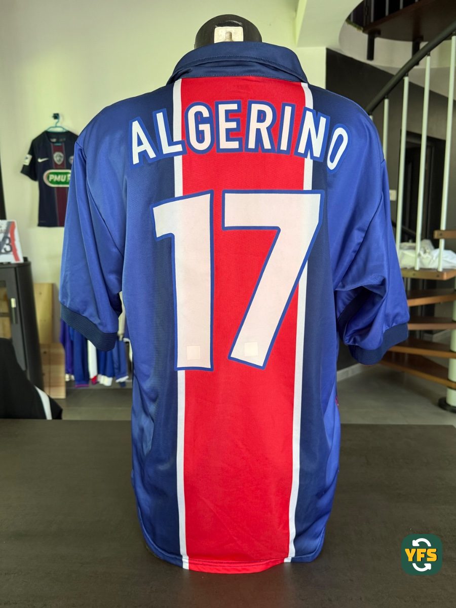 PSG 1998-1999 Home Match Worn Nike - YourFootballShirt - Photo 1