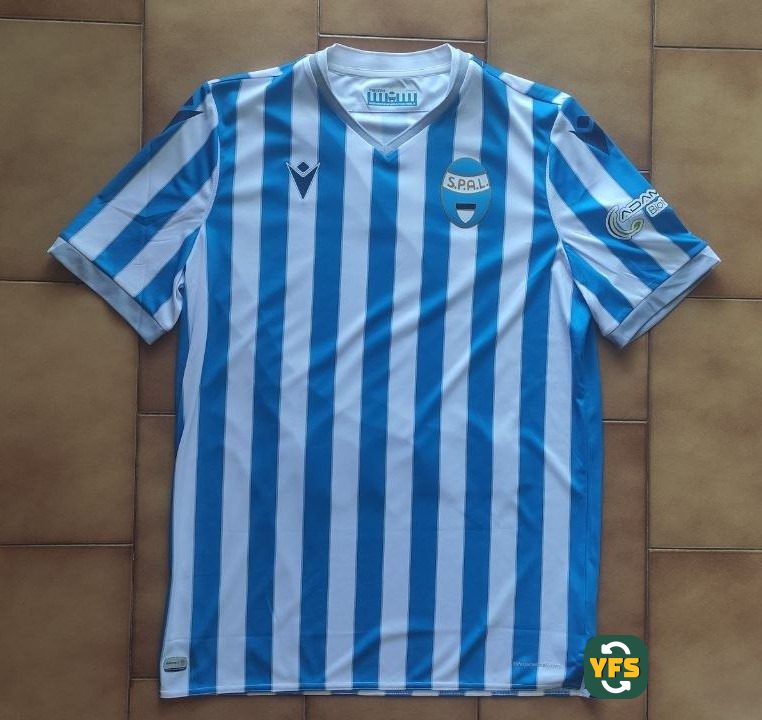 SPAL 2021-2022 Home Store Version Macron - YourFootballShirt - Photo 1