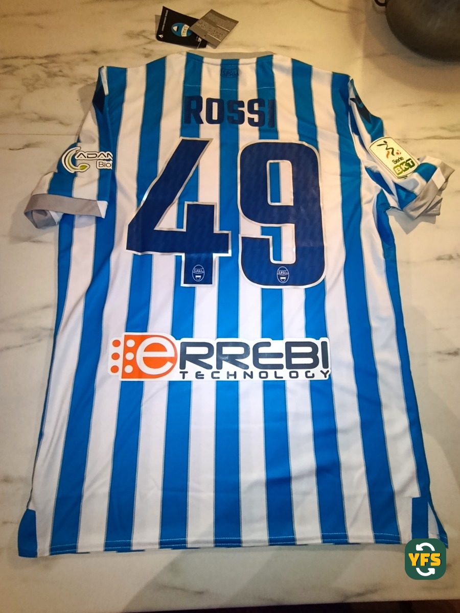 SPAL 2021-2022 Home Store Version Macron - YourFootballShirt - Photo 1