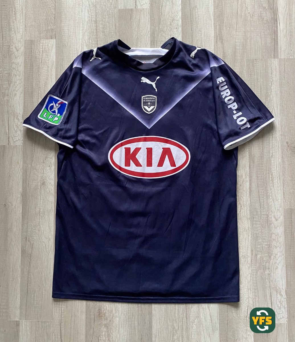 Girondins de Bordeaux 2006-2007 Home Match Worn Puma Smicer - YourFootballShirt - Photo 1