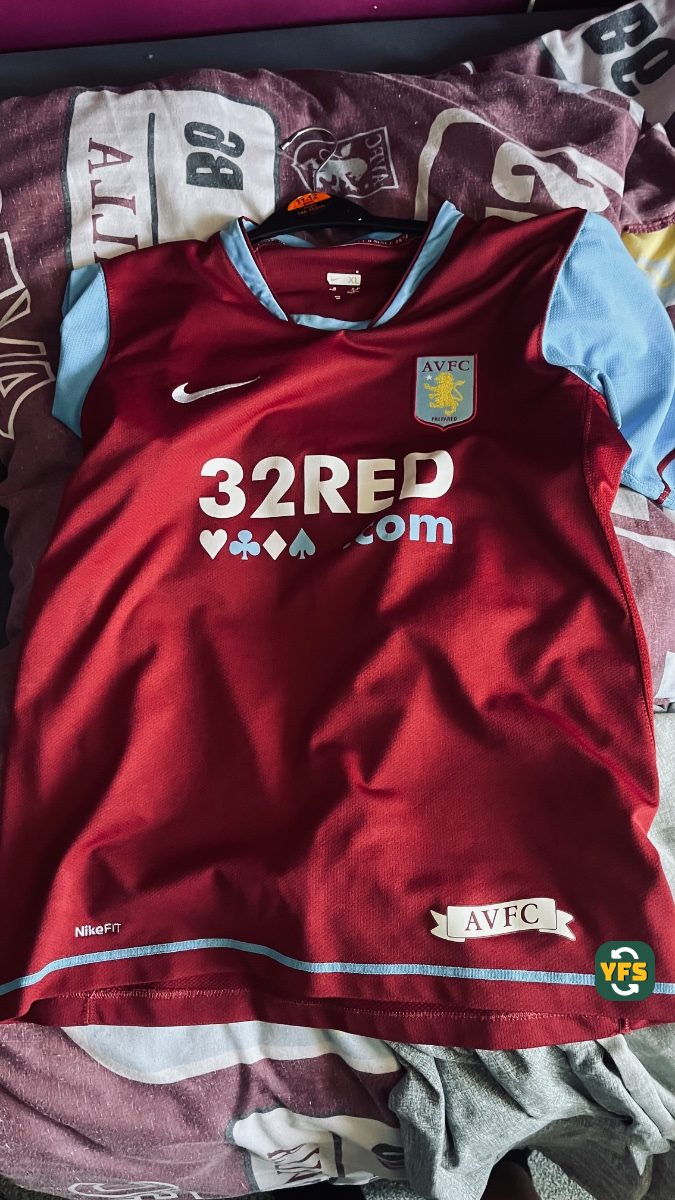 Aston Villa 2007-2008 Home Store Version Nike - YourFootballShirt