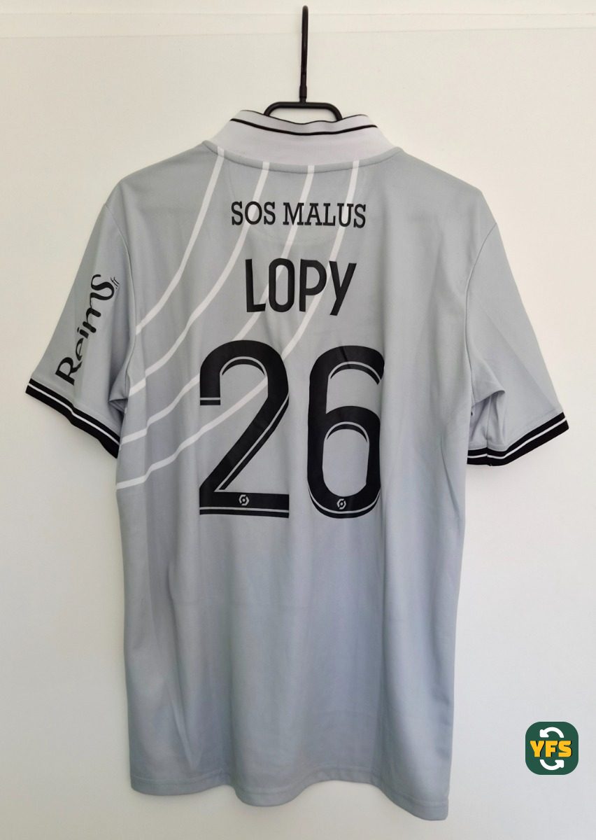 Stade de Reims 2021-2022 Third Match Worn Umbro Lopy - YourFootballShirt - Photo 1