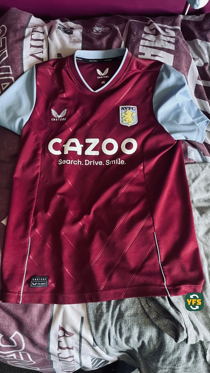 Aston Villa 2022-2023 Home Store Version Castore Coutinho - YourFootballShirt - Photo 1