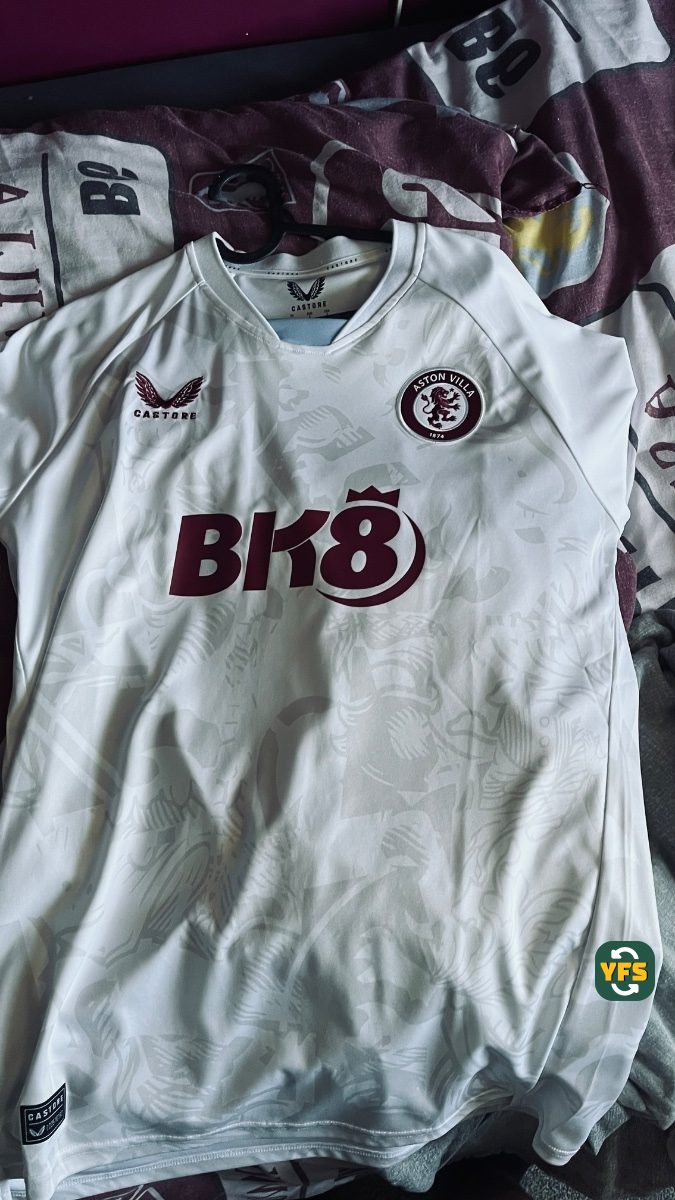 Aston Villa 2023-2024 Away Store Version Castore Watkins - YourFootballShirt - Photo 1