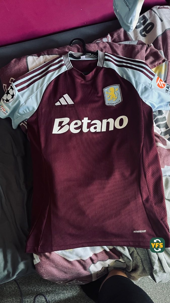 Aston Villa 2024-2025 Home Store Version Adidas Maatsen - YourFootballShirt - Photo 1