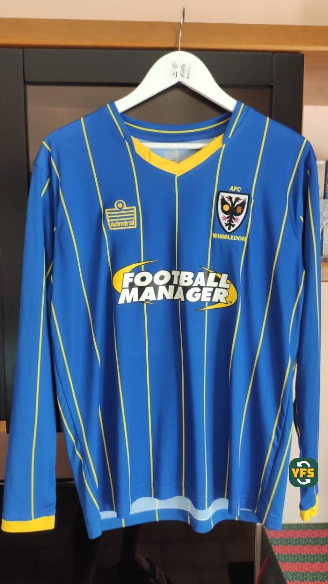 AFC Wimbledon 2014-2015 Home Store Version Admiral - YourFootballShirt - Photo 1