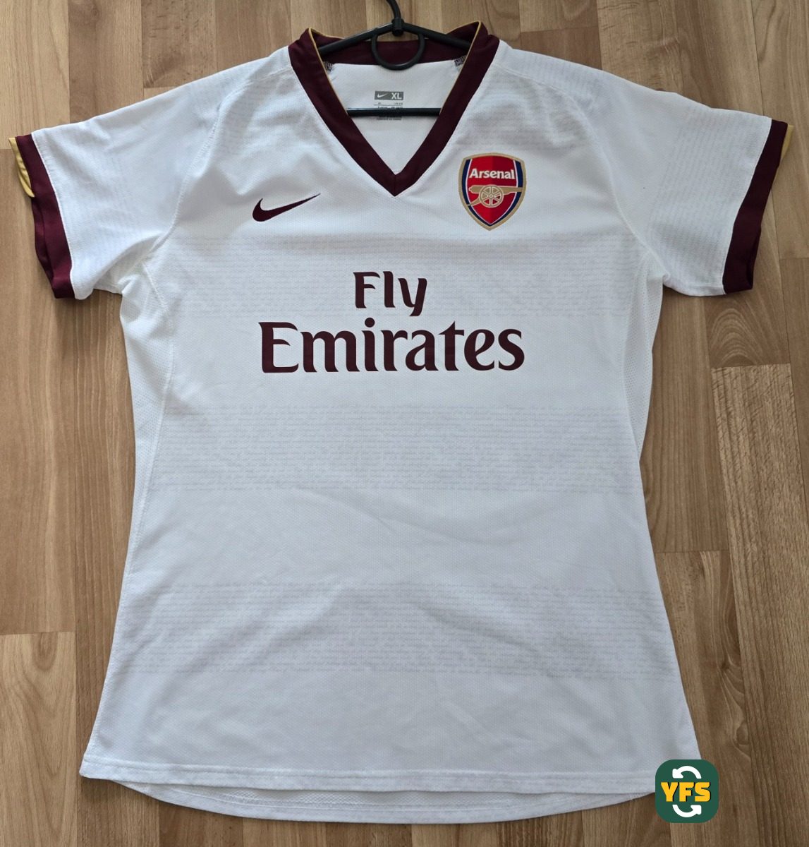 Arsenal 2007-2008 Away Pro Version Nike - YourFootballShirt - Photo 1