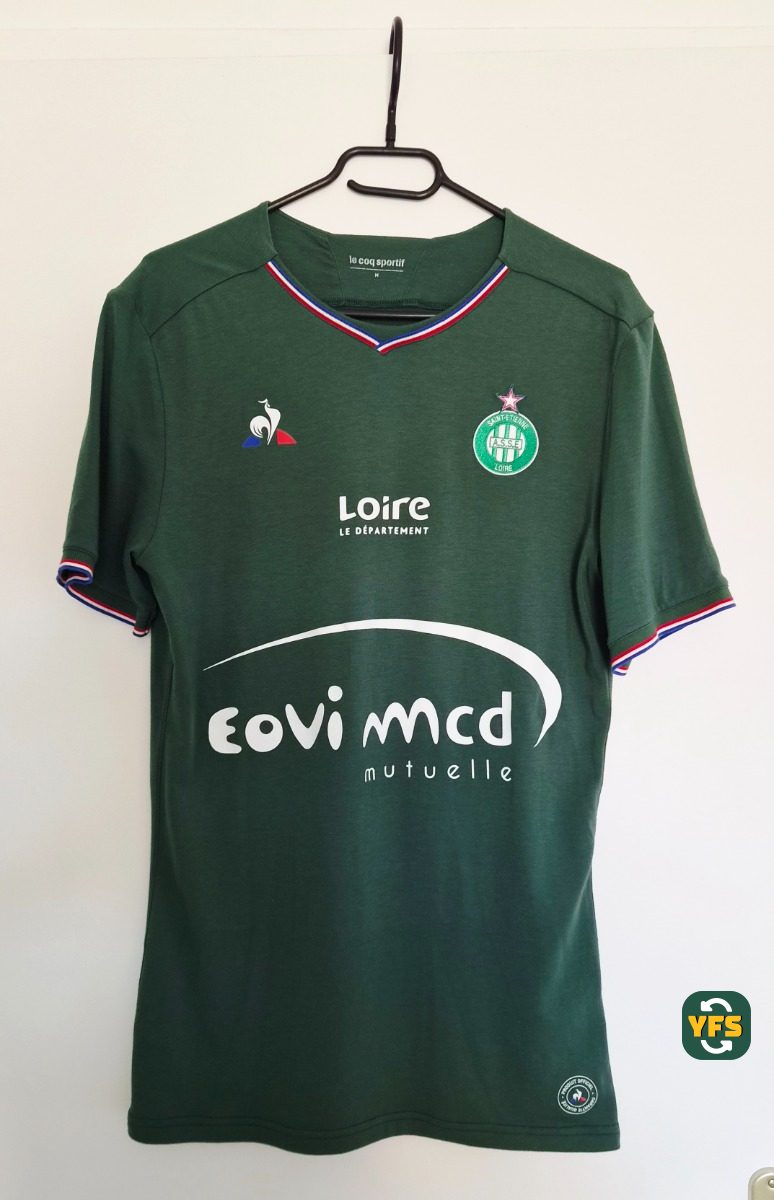 AS Saint-Etienne 2017-2018 Home Store Version Le Coq Sportif - YourFootballShirt