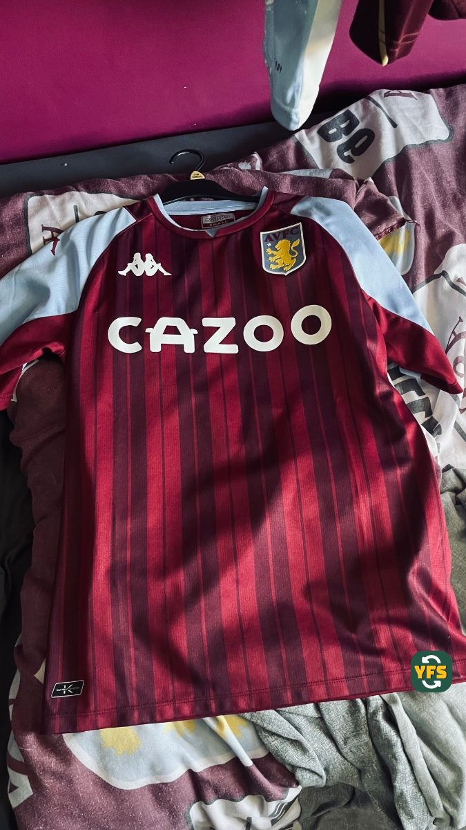 Aston Villa 2021-2022 Home Store Version Kappa Buendia - YourFootballShirt - Photo 1