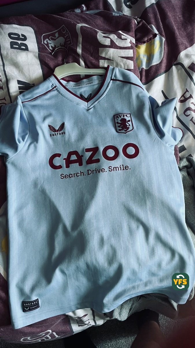 Aston Villa 2022-2023 Away Store Version Castore - YourFootballShirt