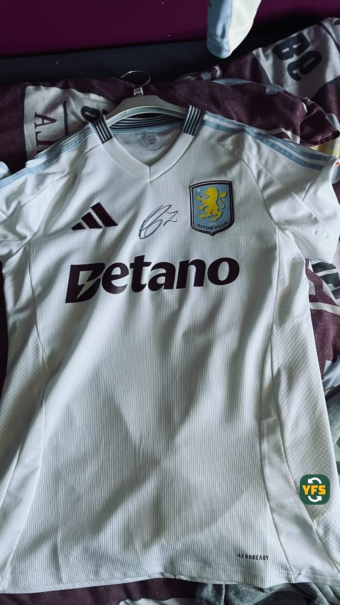 Aston Villa 2024-2025 Away Store Version Adidas Rogers - YourFootballShirt - Photo 1