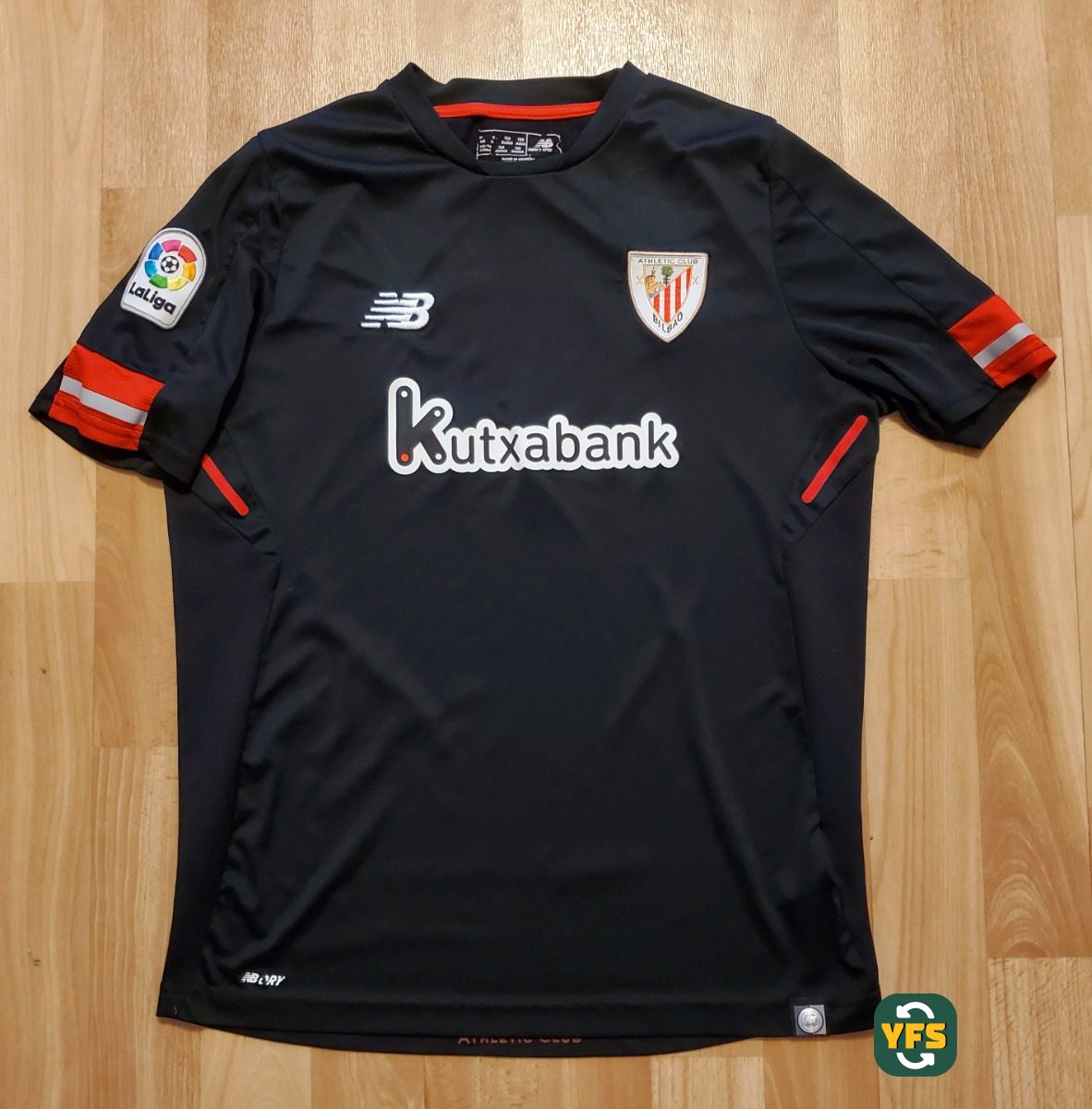 Athletic Bilbao 2017-2018 Away Store Version New Balance - YourFootballShirt - Photo 1
